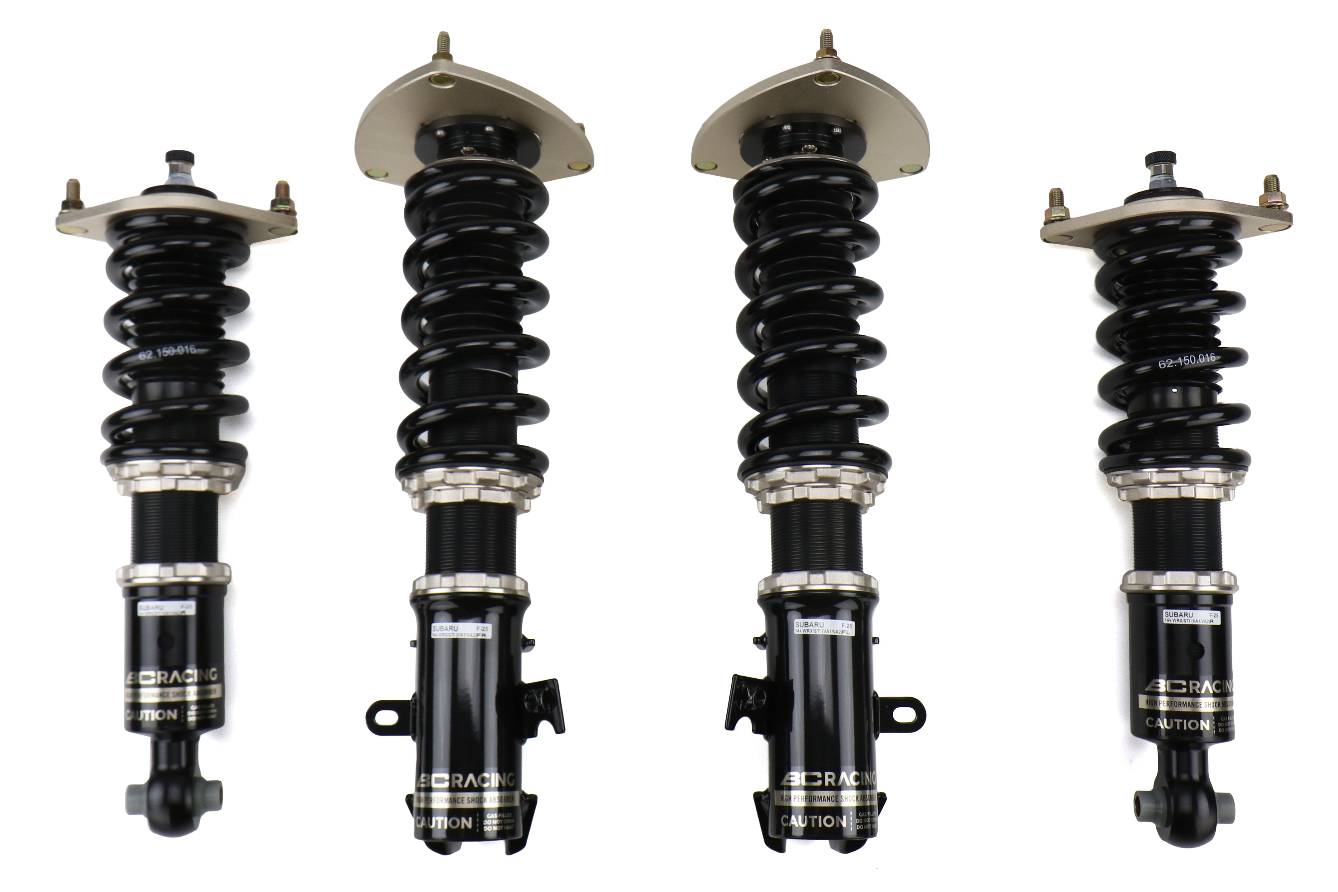 BC Racing BR Coilovers w/ 16k Springs - 2015-2021 Subaru WRX / STI